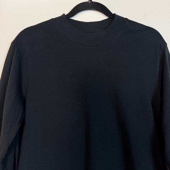 Province of Canada Black Mock Neck Jersey Knit Dress Size Small Made in Canada - Picture 3 of 16